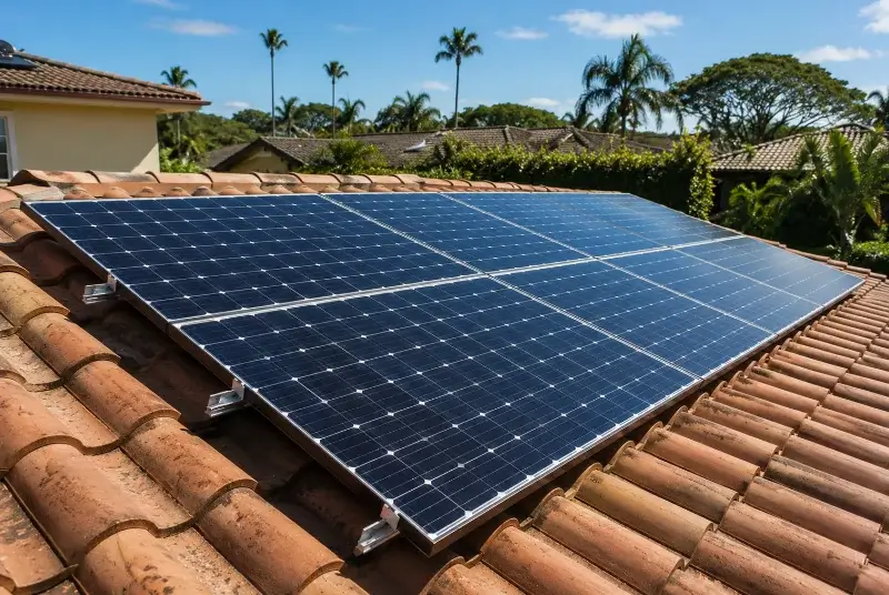 Installation de panneaux solaires à Malafretaz